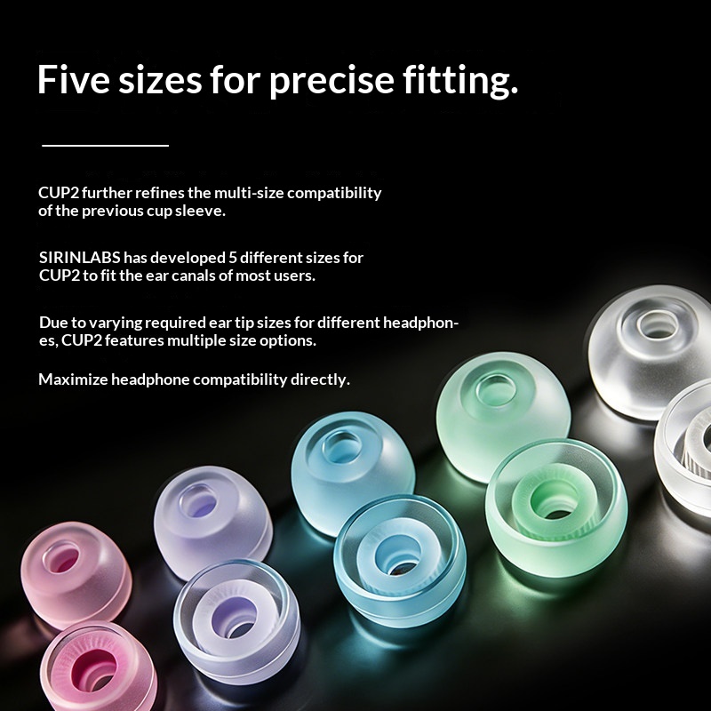 SIRINLABS TipsA CUP2 Silicone  - огляд і ціна Silicone Ear Tip Replacement